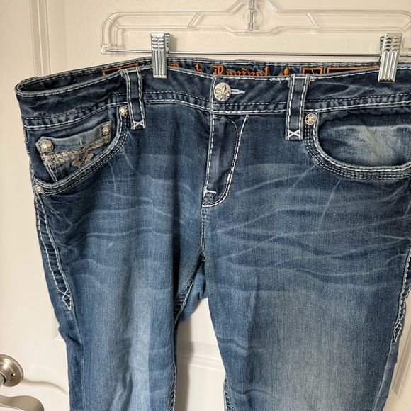 Rock Revival Betty Straight Leg Jeans Size 34 - Picture 5 of 8